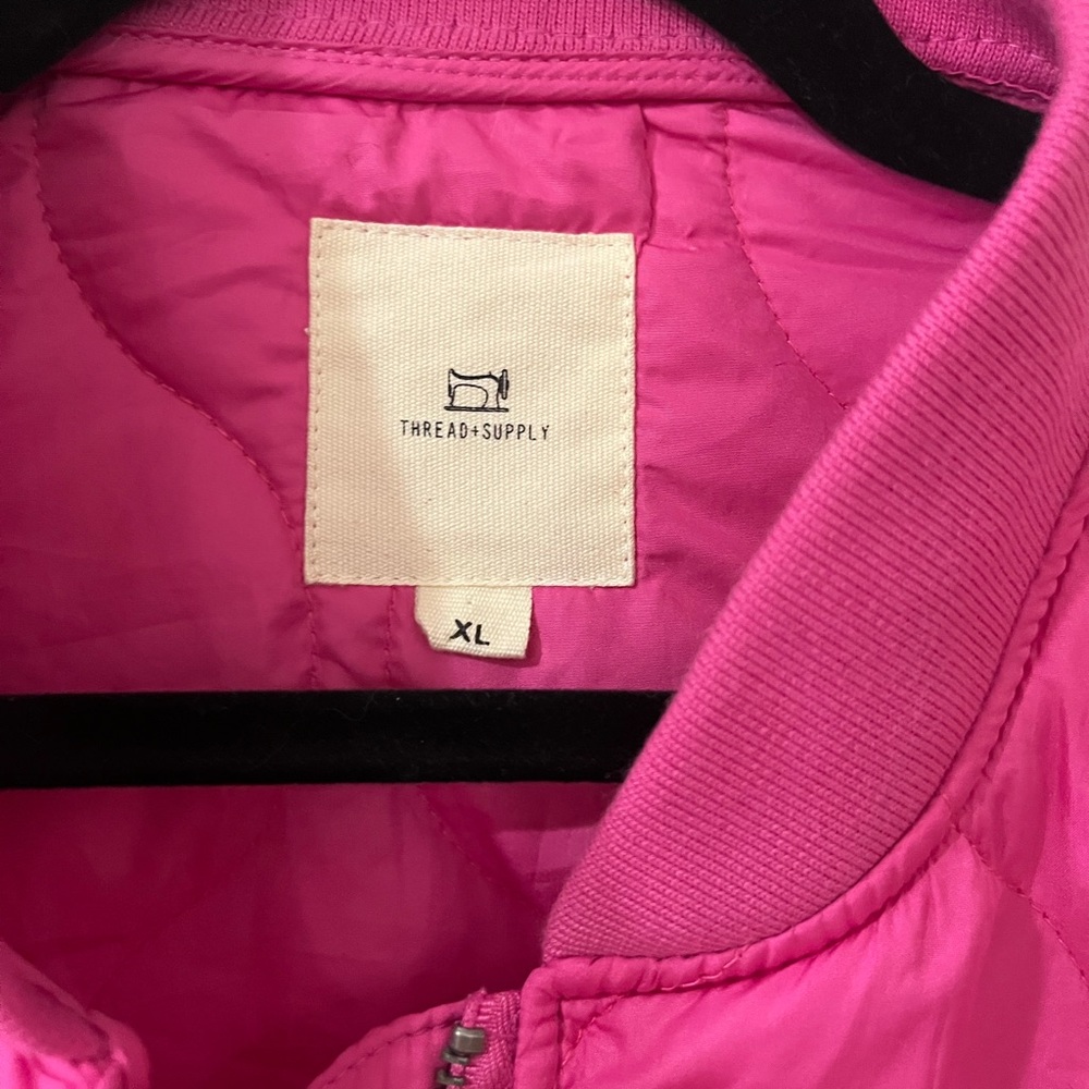 Thread & Supply Fuchsia Quilted Jacket - Picture 2 of 3